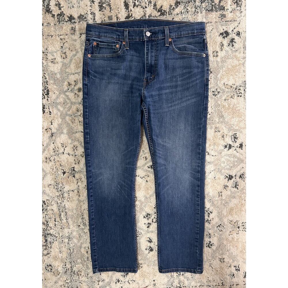Levi Strauss Levis 513 Men’s 34x30 Blue Denim Stretch Jeans Straight Leg